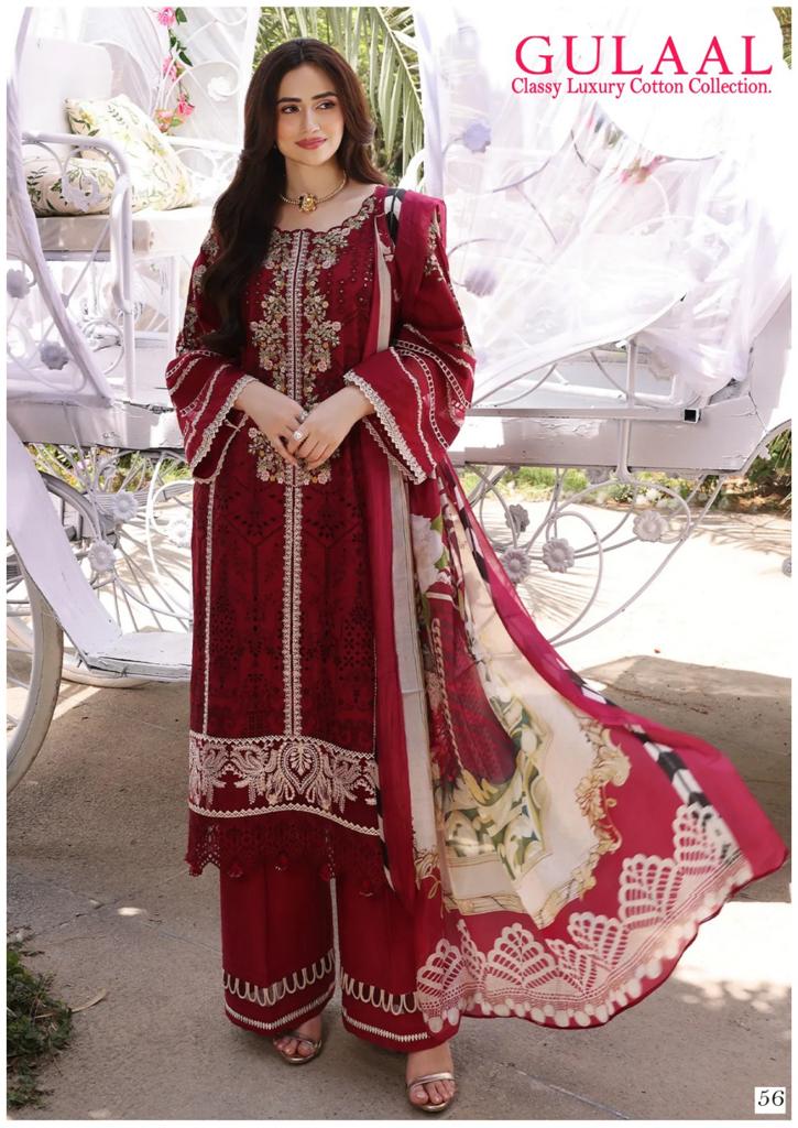 Gulaal Classy Luxury Cotton Collection Vol 6 Karachi Cotton Dress Material
